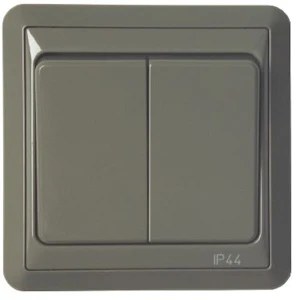 schneider electric Kytkin artic 5-kytkin 2 lisäliit.ip44 harma