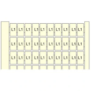 abb Marker card, rc65, 100x ( rc65 (100x pe) v