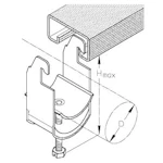 CABLE CLAMP K 56 AC 52-56MM