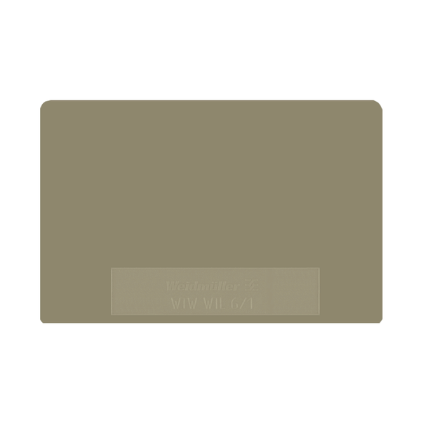 weidmüller Skilleeplate, beige, 1.5 mm for wtl 6/1, wtq 6/1...