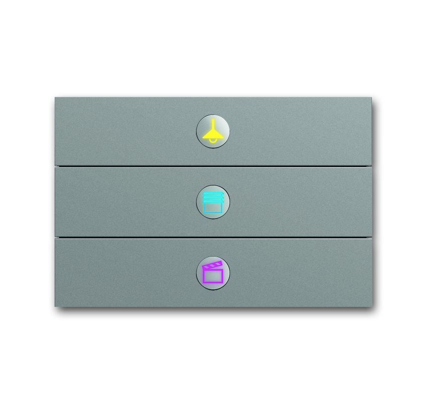 PAINIKE KNX PRION 3-OSAINEN   TERÄS