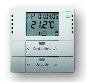 abb Room thermostat impressivo, lcd, steel
