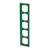 abb Cover frame 1725-286 5-gang
