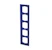 abb Cover frame 1725-288 5-gang