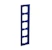 abb Cover frame 1725-288 5-gang