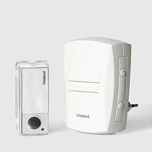 friedland Trådlös dörrsignal 50m d435 evo plug-in + tryckknapp