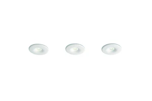podium Downlight armatur downl geneva led vit 3x2,5w