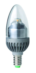 airam Led-lampa 3w 827 220-240v e14 kronlampa