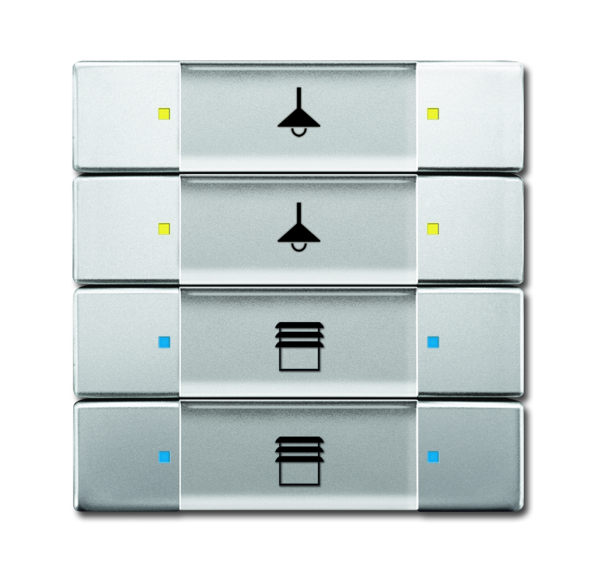PUSH-BUTTON KNX STAINLESS STEEL