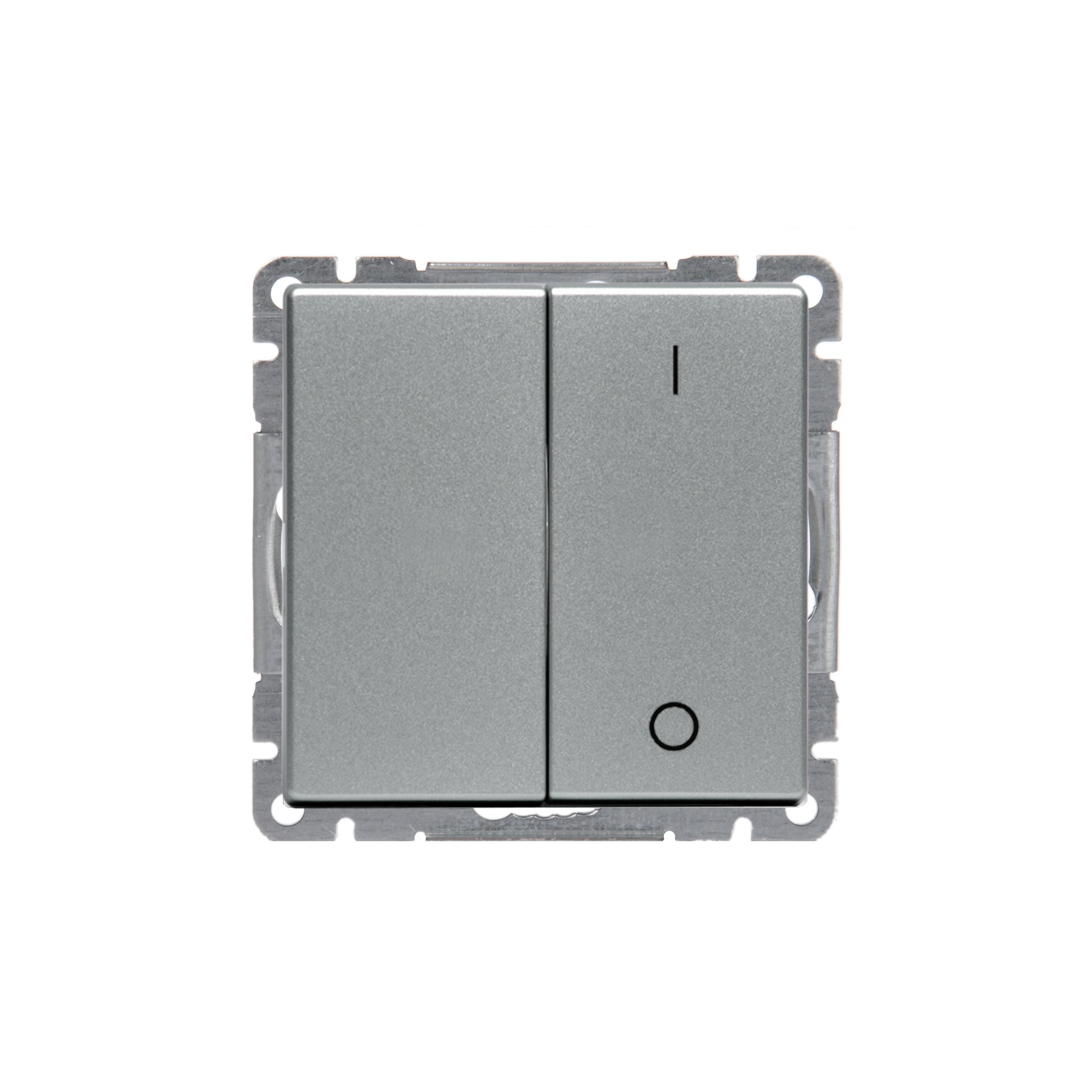 abb Kytkin impressivo 2+1/16ax/250v/ip21 ukj 0x alu