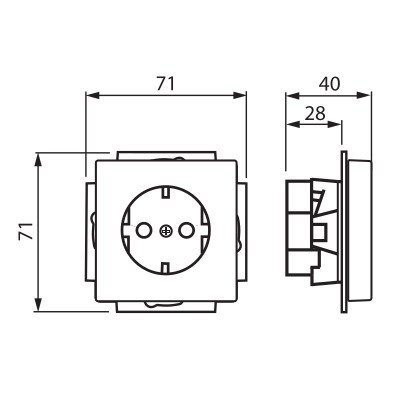 abb Pistorasia impressivo 1s/16a/ip21 ukj 0x alu