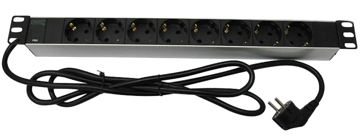 SOCKET-OUTLET PANEL 19IN AC-SOCKET 8-JAK | Racks And Cabinets ...