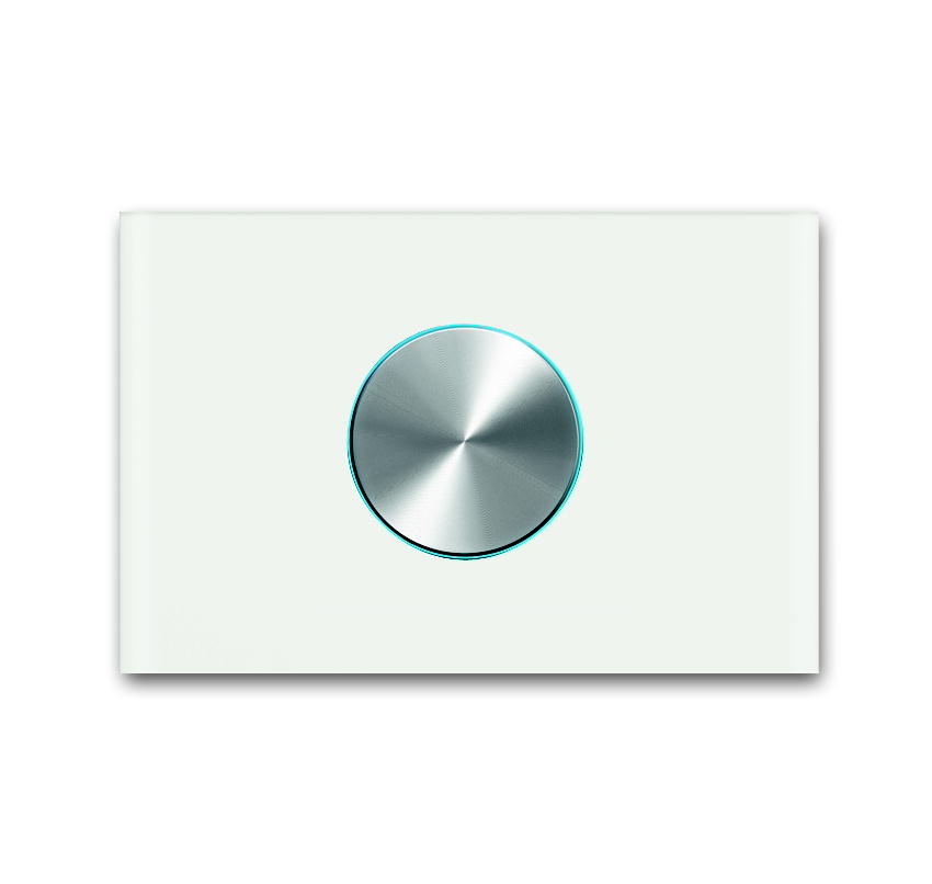 PUSH-BUTTON KNX PRION 1-gang rotary control WH