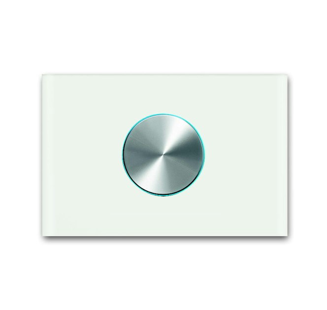 ABB PUSH-BUTTON KNX PRION 1-gang rotary control WH | Installation Bus ...