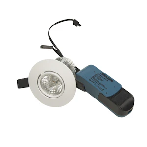 hide-a-lite Downlight armatur comfort led 8w tilt 2700 vit