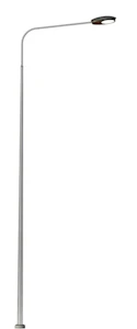 tehomet Safety pole basdel 10m rotlack