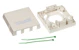 corning Tele outlet fiberoptic 4xsc+rj45 86x86mm