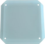 COVER PLATE PROF 200x200mm WHITE