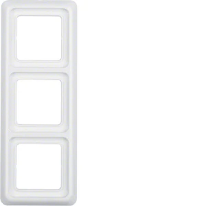 hager Ram ip44 3-fack m. tätning ip44 vit
