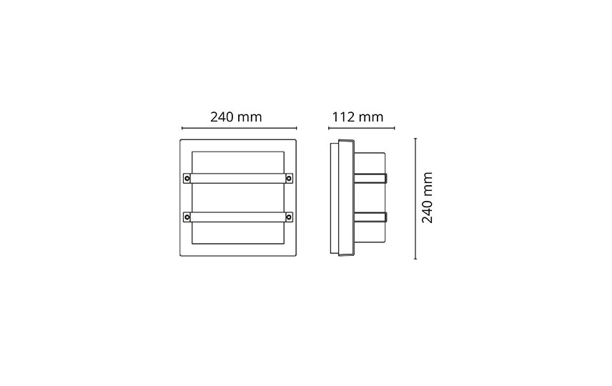 sg Exteriör väggarmatur largo largo 10w e27 30k ip65 sv