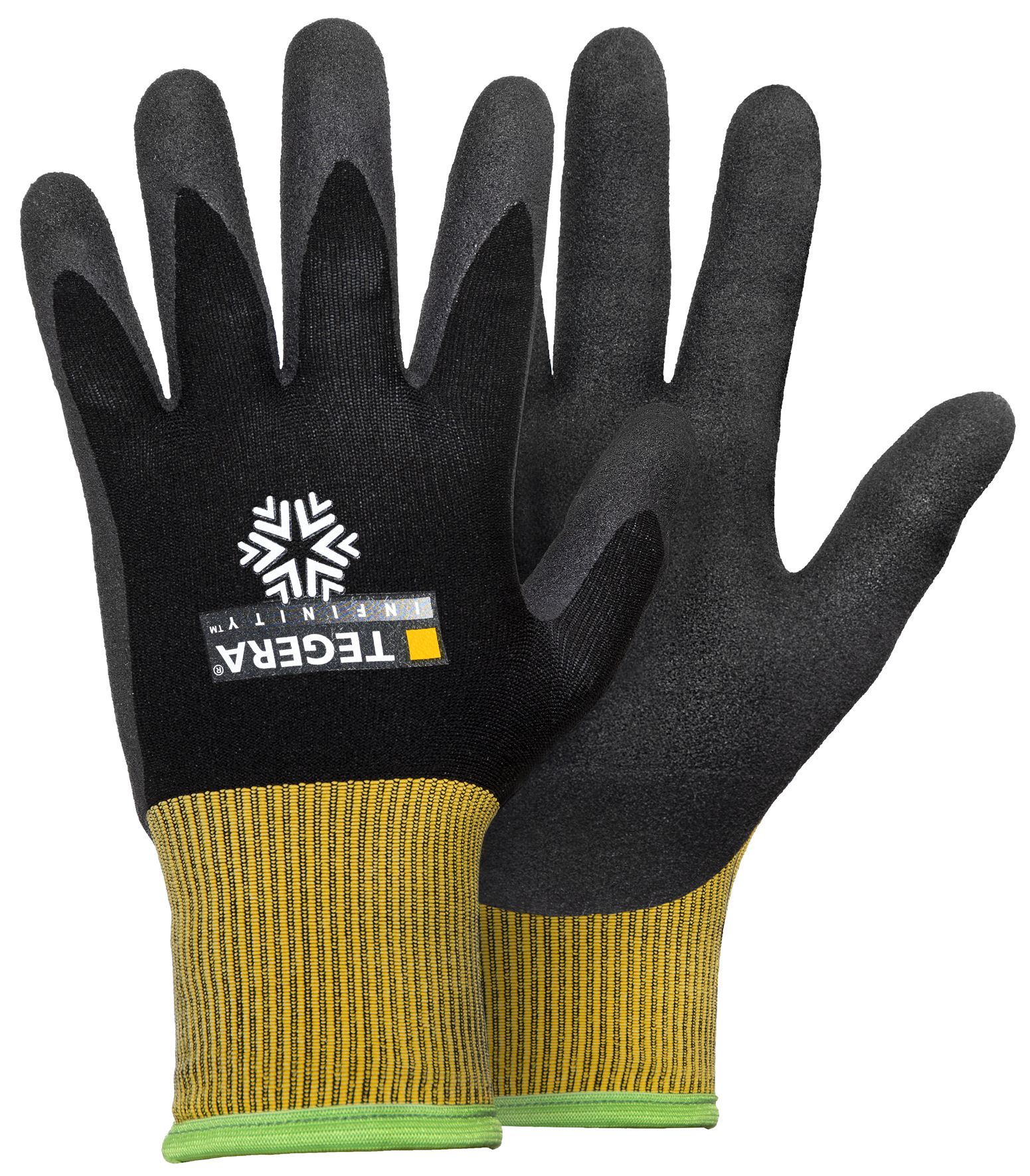 TALVIKÄSINE TEGERA 8810R NITRIILI/AQUA PU KOKO 9