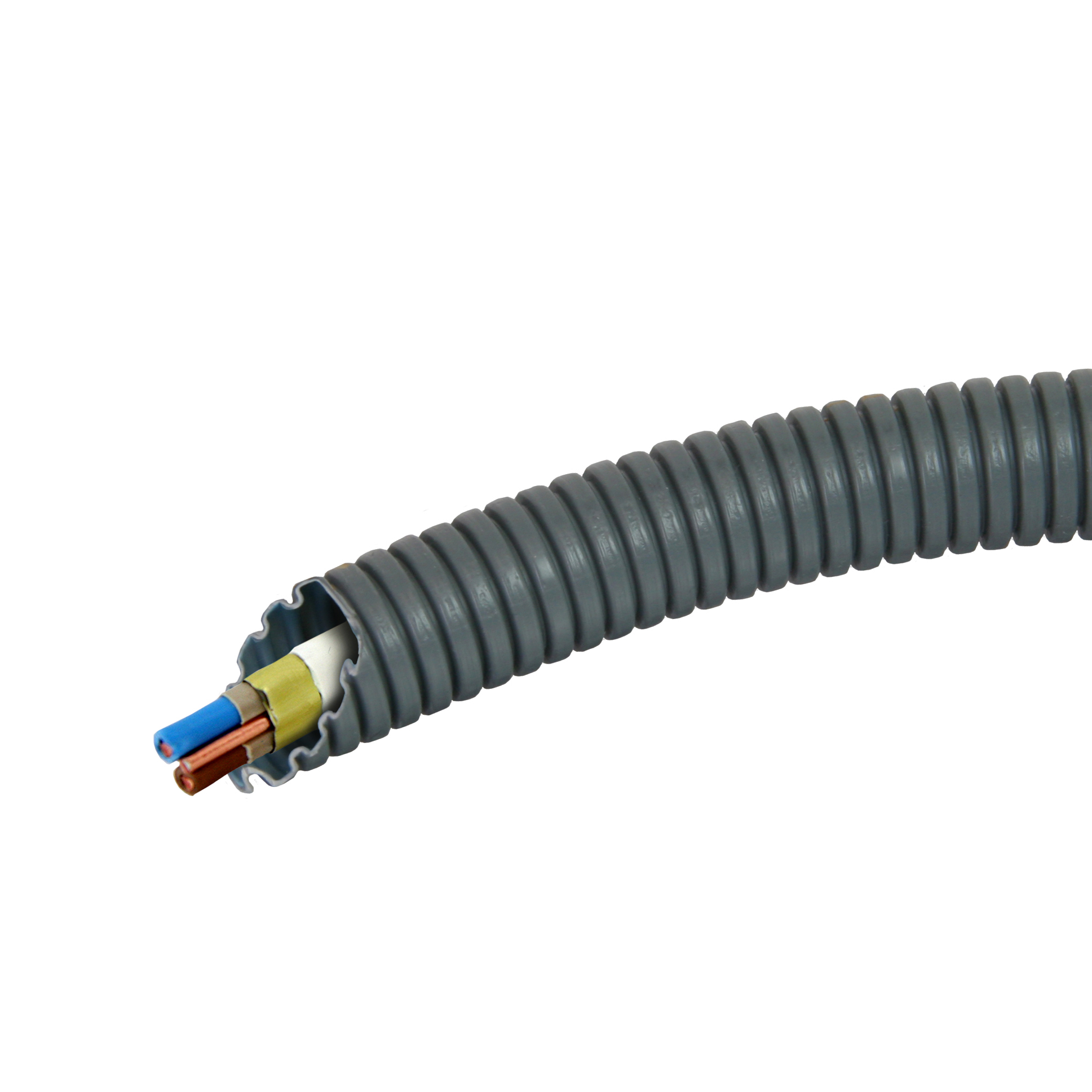 Powerline PR 2x2,5/2,5 - 16X50 hvit PIPELIFE