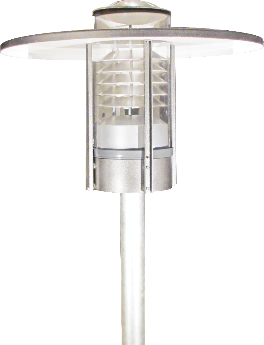 rinaldo Pole mount. luminaire pohjola 70w hse/hie ant.silv