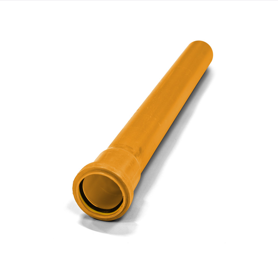 CABLE PROTECTION PIPE 75MM SN8 6M ORANGE