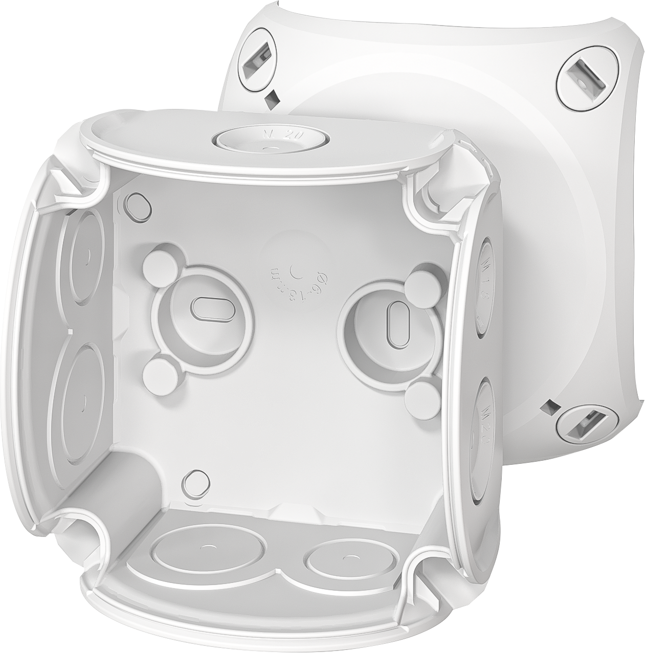 JUNCTION BOX DK 0100 G IP66 HARMAA PP-HF