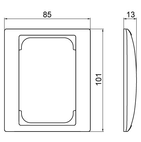 abb Ram 1-fack 100mm
