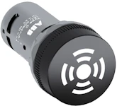 BUZZER FIXTURE BLACK 230 VAC