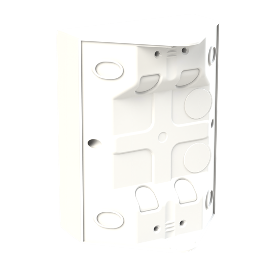 abb Saga™ påvegg dobbel hjørne-stikk med 2x usb-c