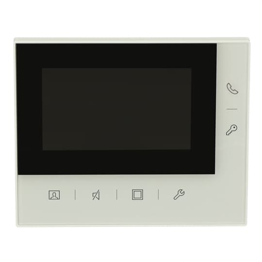 abb Bildskärmspanel welcome 4,3inch vit