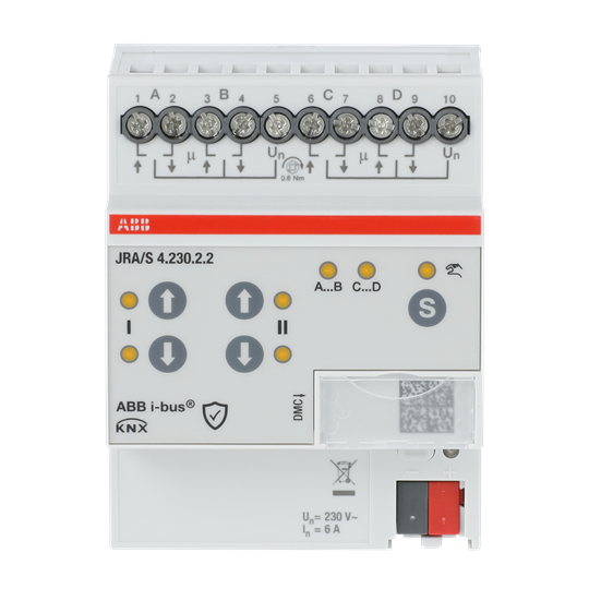 abb Lähtöyksikkö verho knx  abb verholähtö 4x6a 230vac
