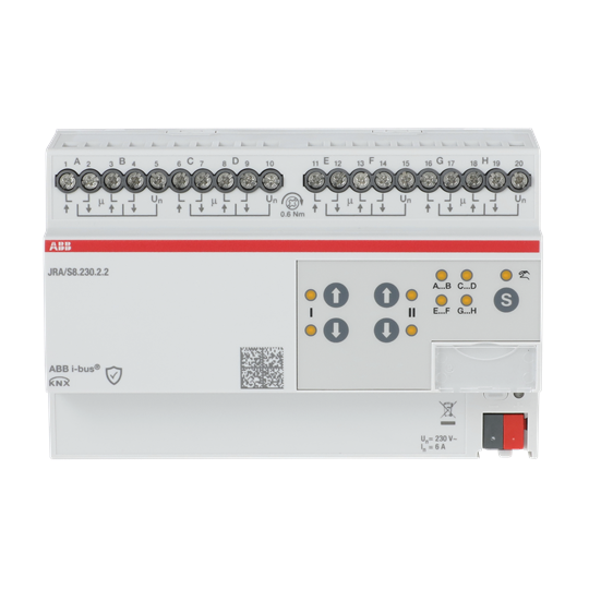 abb Lähtöyksikkö verho knx  abb verholähtö 8x6a 230vac