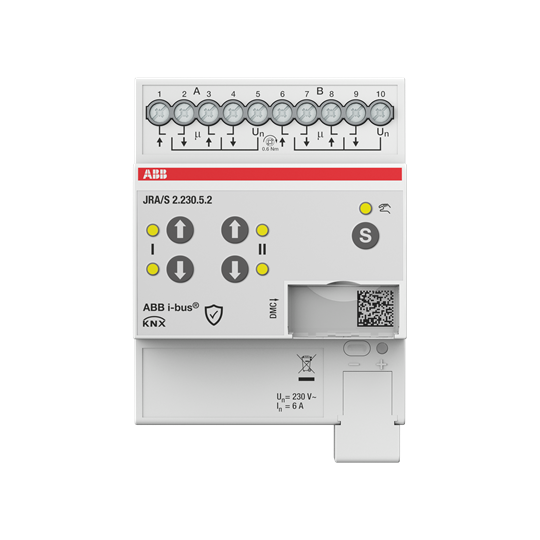 abb Lähtöyksikkö verho knx  abb verholähtö 2x6a 230vac t