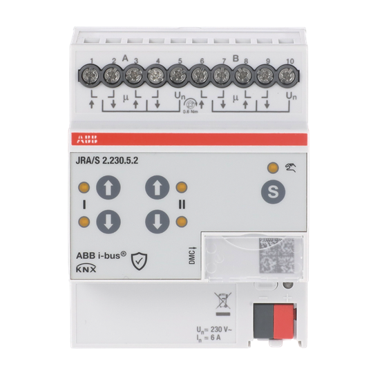 abb Lähtöyksikkö verho knx  abb verholähtö 2x6a 230vac t