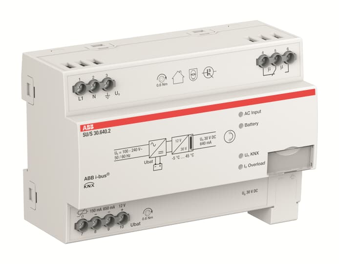 abb Spänningsförsörjning knx 30 vdc 640 ma ups