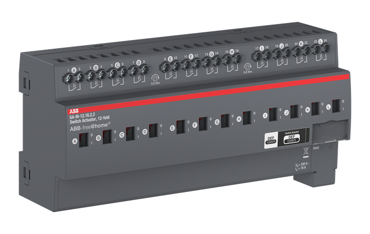 abb Lähtöyksikkö fah abb 12x16a 230v din
