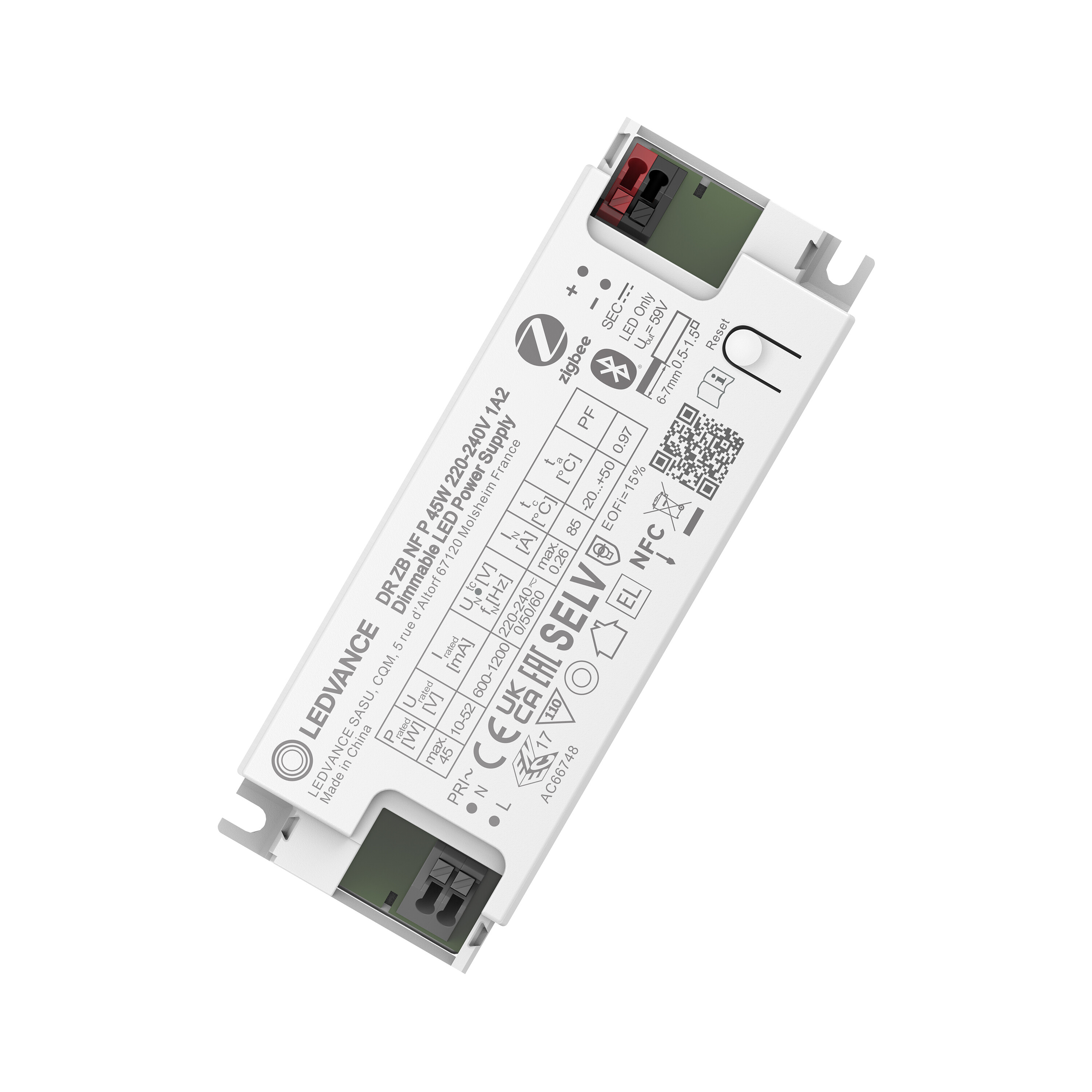 ledvance Elektroninen liitäntälaite dr zb p 45w 220-240v 1a2 nfc