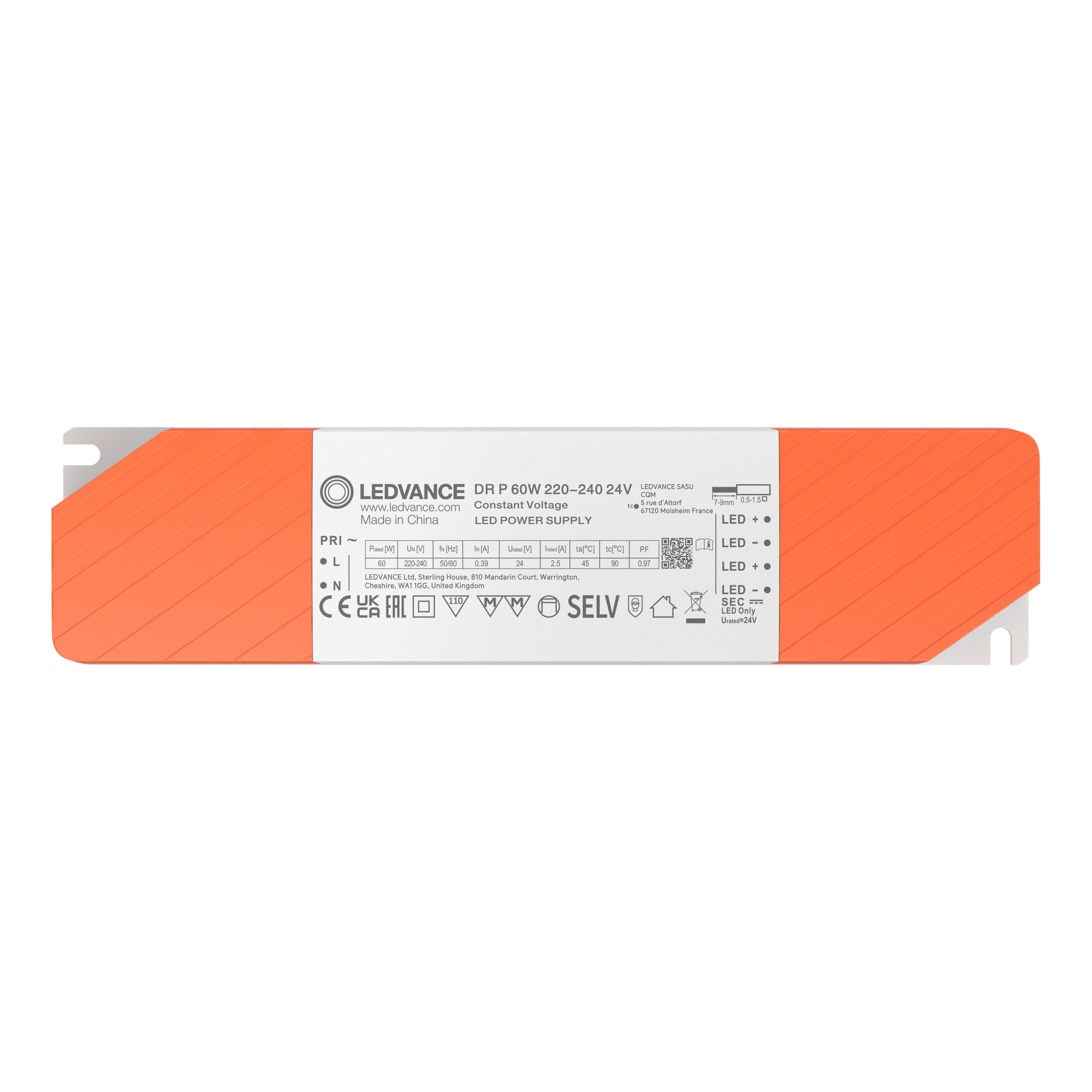 ledvance Electronic ballast dr p 60w 220-240v 24v on/off
