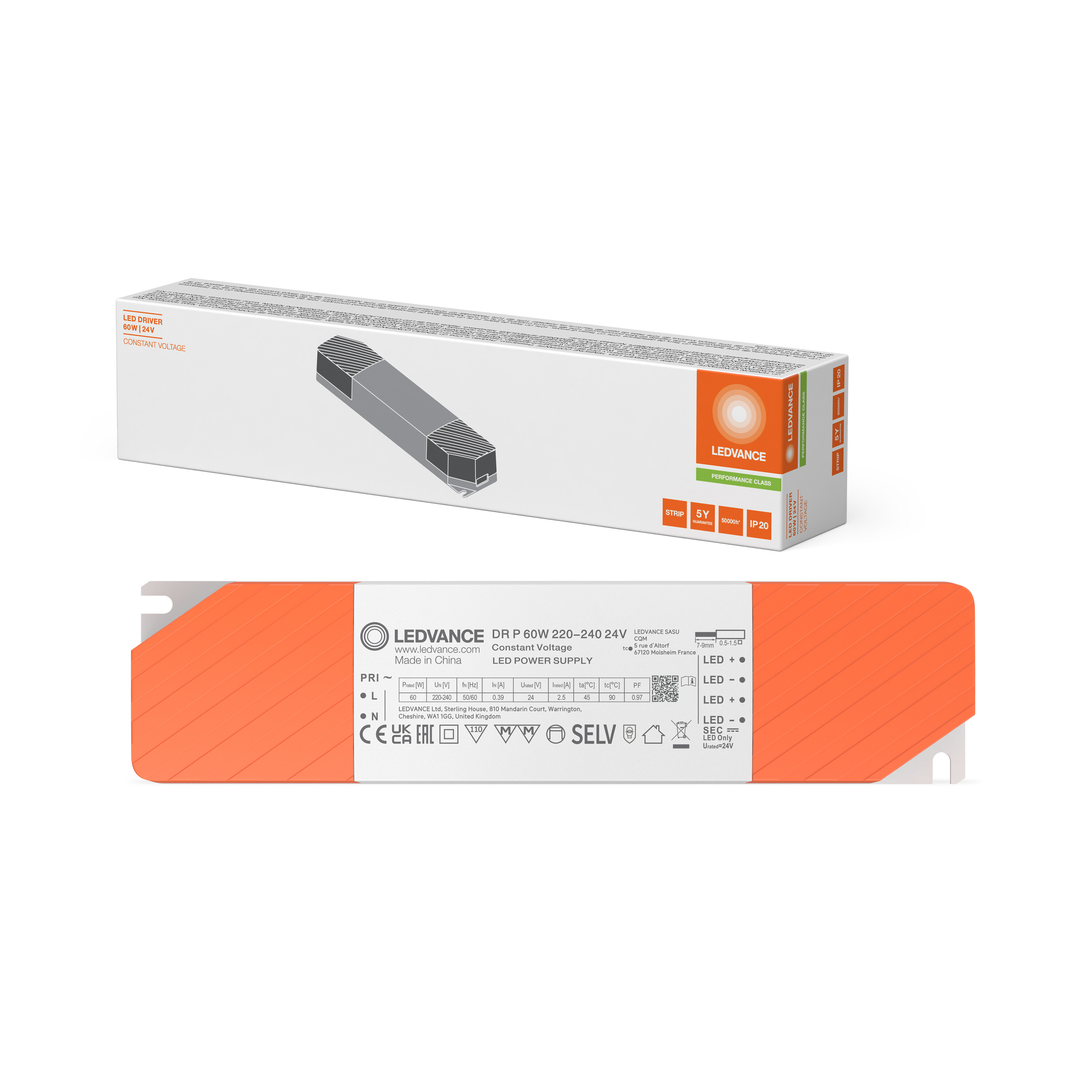 ledvance Electronic ballast dr p 60w 220-240v 24v on/off