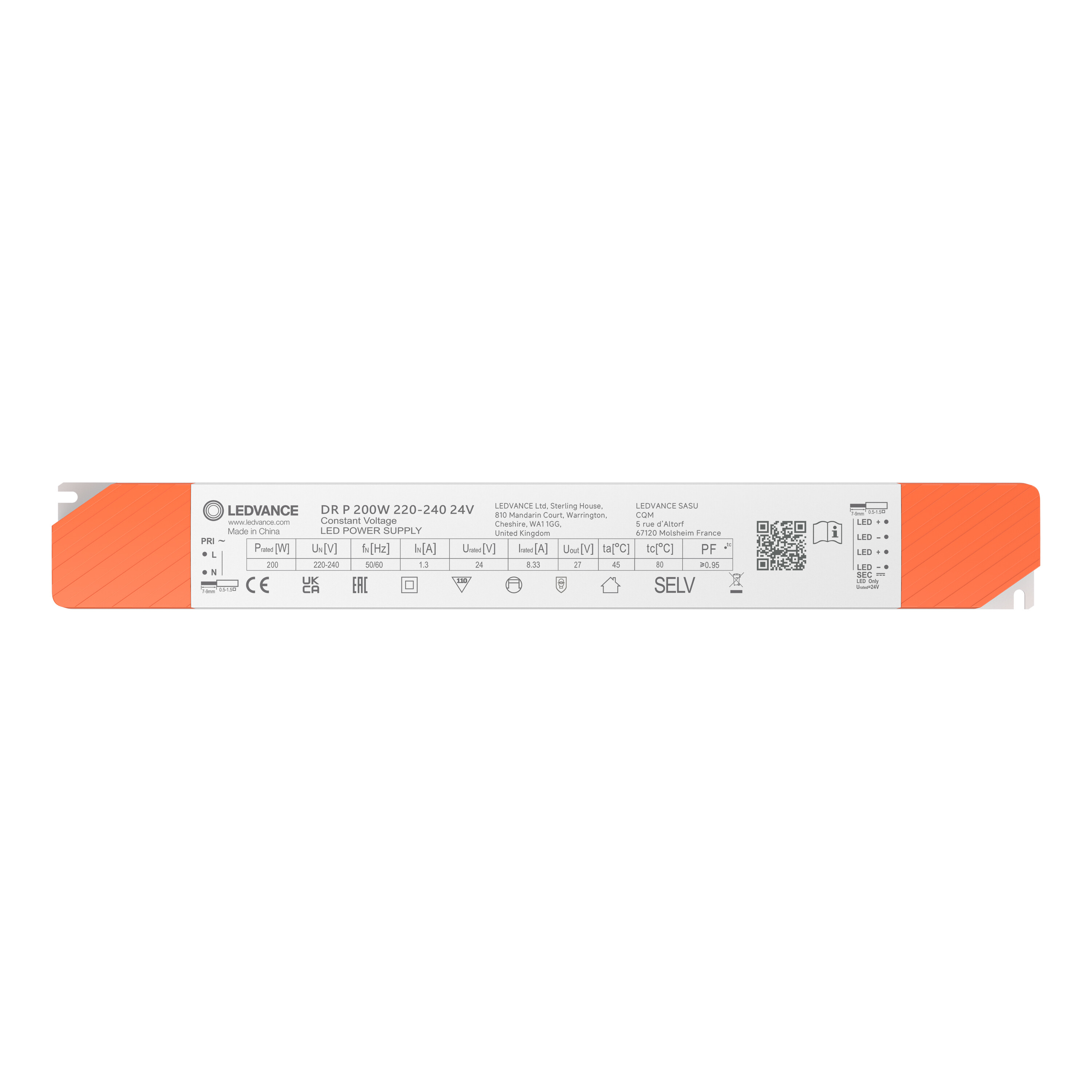 ledvance Elektroninen liitäntälaite dr p 200w 220-240v 24v on/off