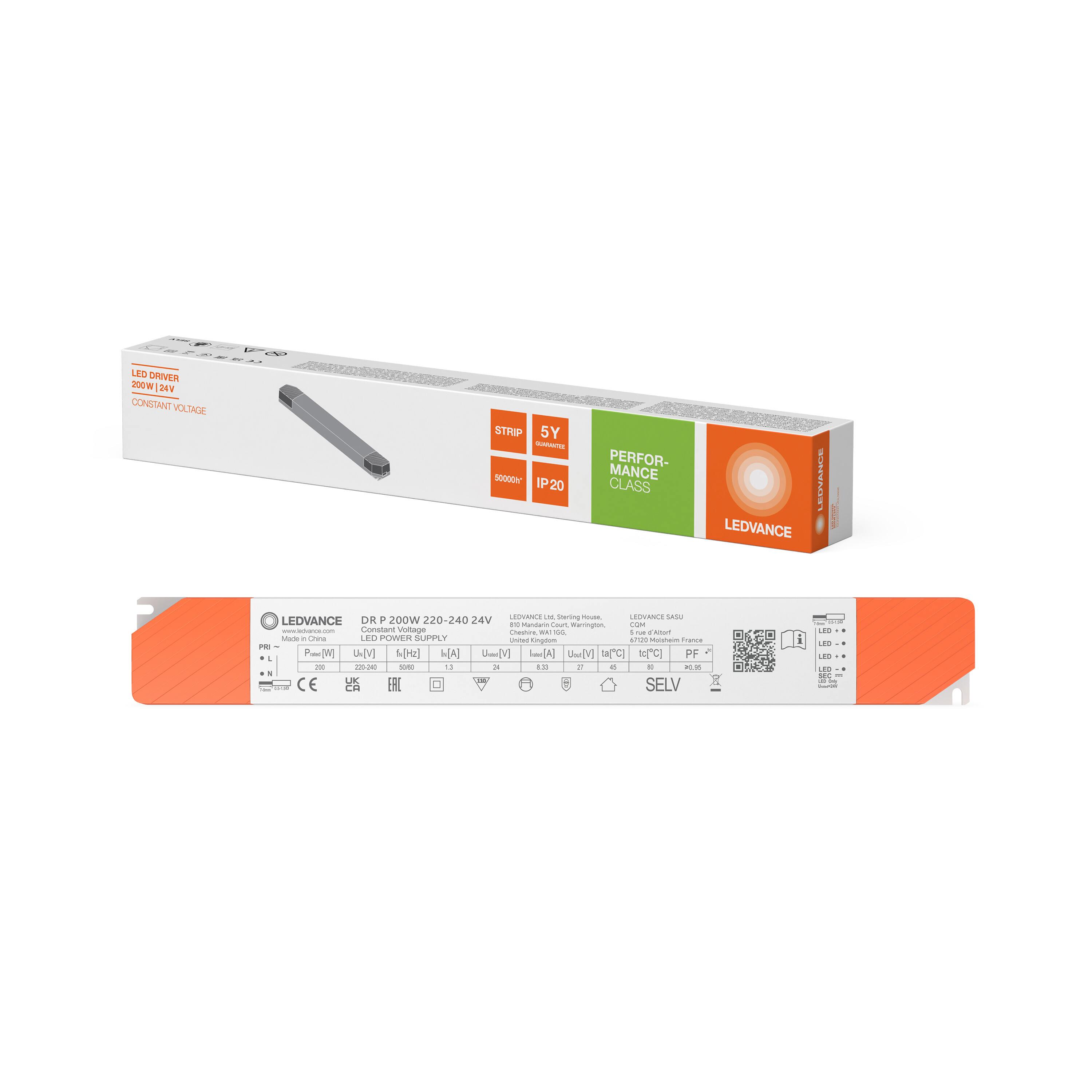 ledvance Elektroninen liitäntälaite dr p 200w 220-240v 24v on/off