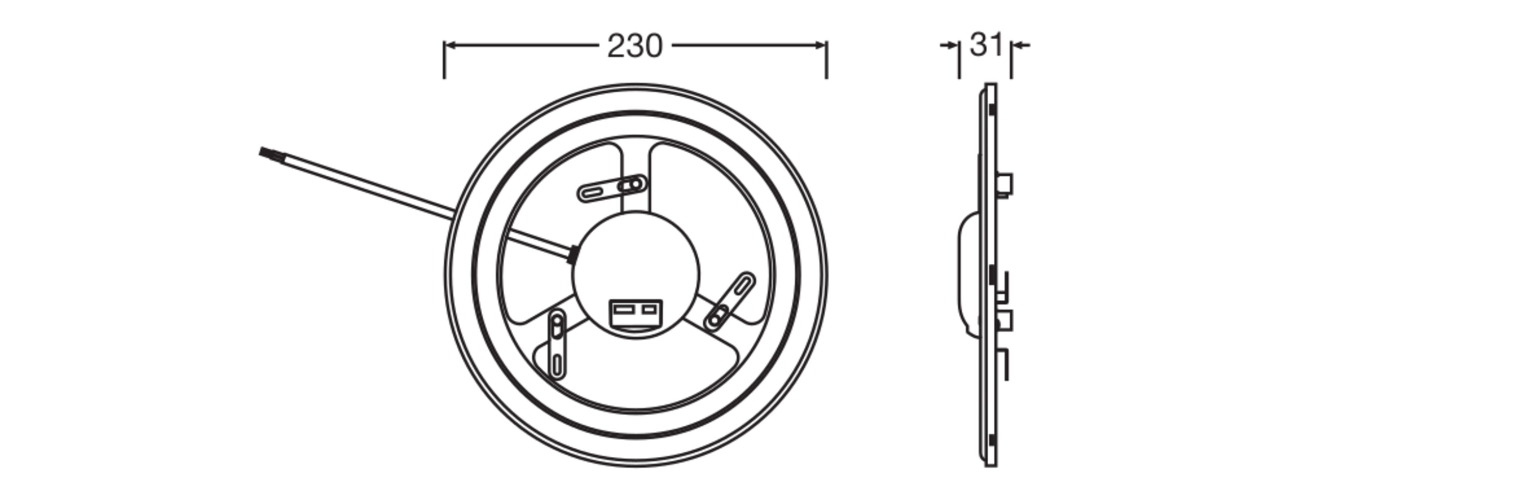 ledvance Led-modul mag ring 230mm 22w cct ml 230v