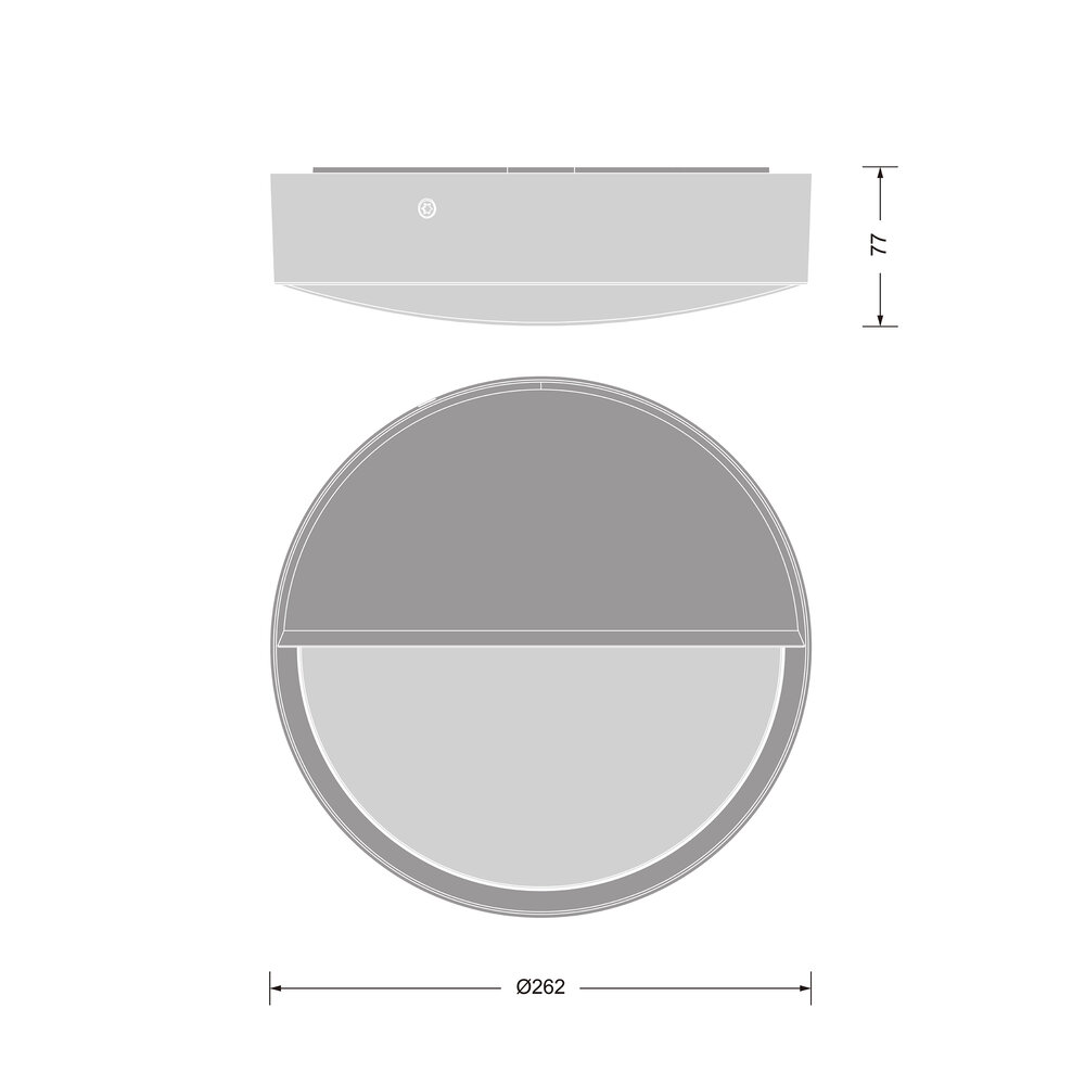 ledvance Mech. accessories bulkhead pfm blkh rd eyelid 250 bk