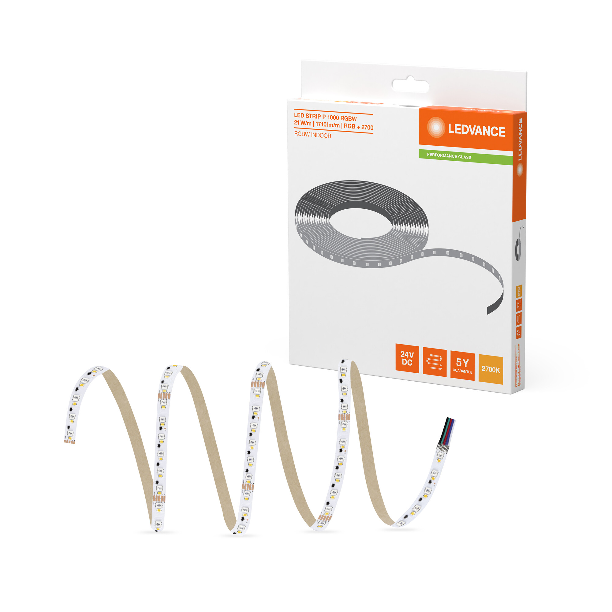 ledvance Led-ljusslinga ledstrip perf ls pfm 1000/rgbw/927/5