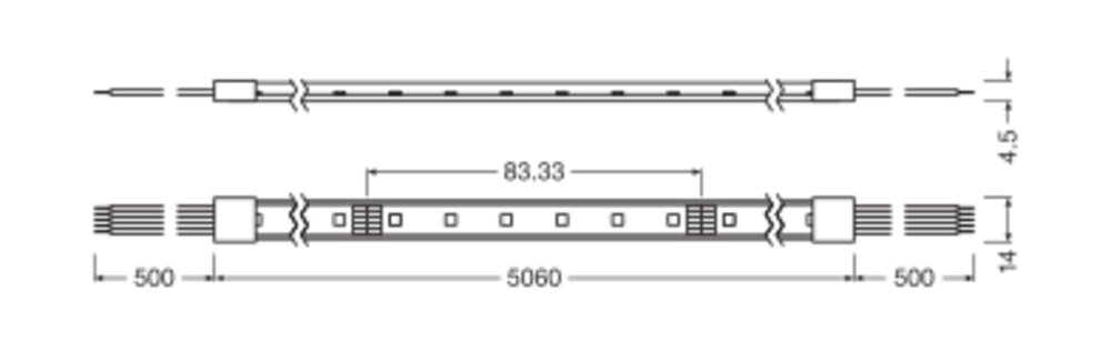 ledvance Led strip ledstrip performance ls pfm 1000/rgbw/927/5/ip67