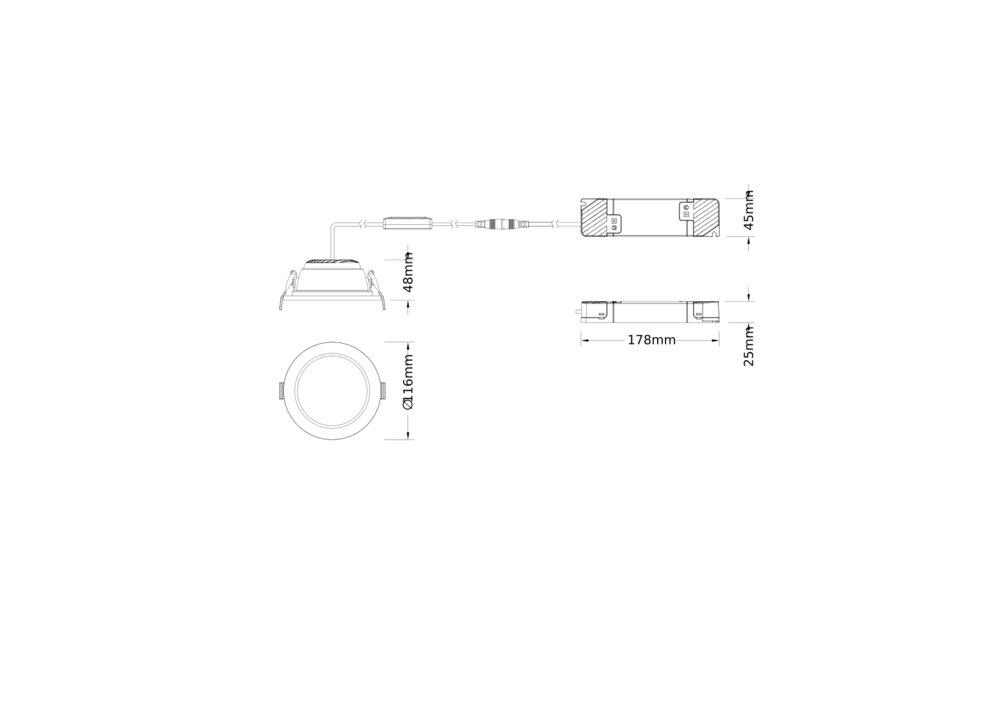 ledvance Alasvalo downlight comfort dl cmft d100 13w cct op zb
