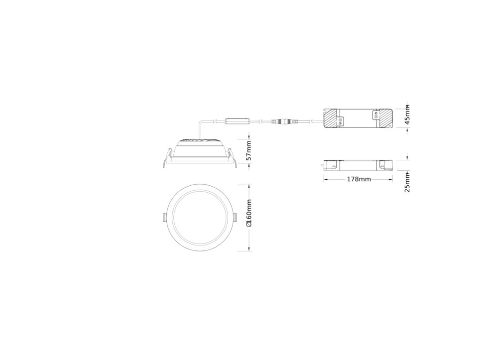 ledvance Downlight comfort dl cmft d150 18w cct op zb